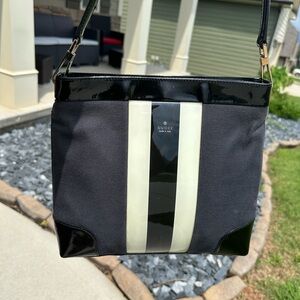 Authentic Gucci Vintage Web Canvas Shoulder Bag